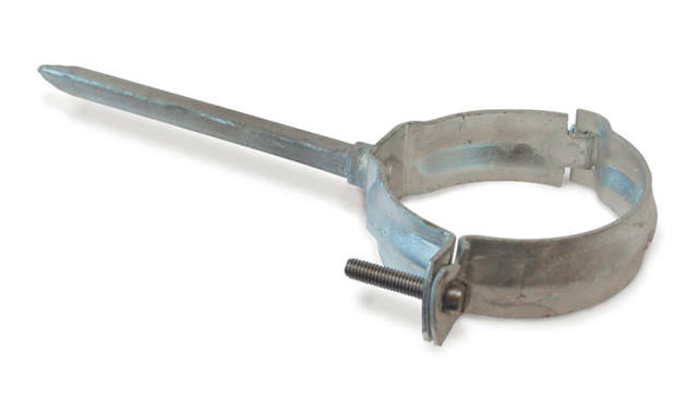 Rørklammer f/mur 75mm galv