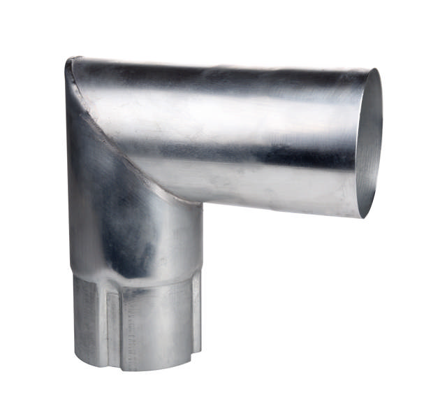Knerør 90° 75mm sink 