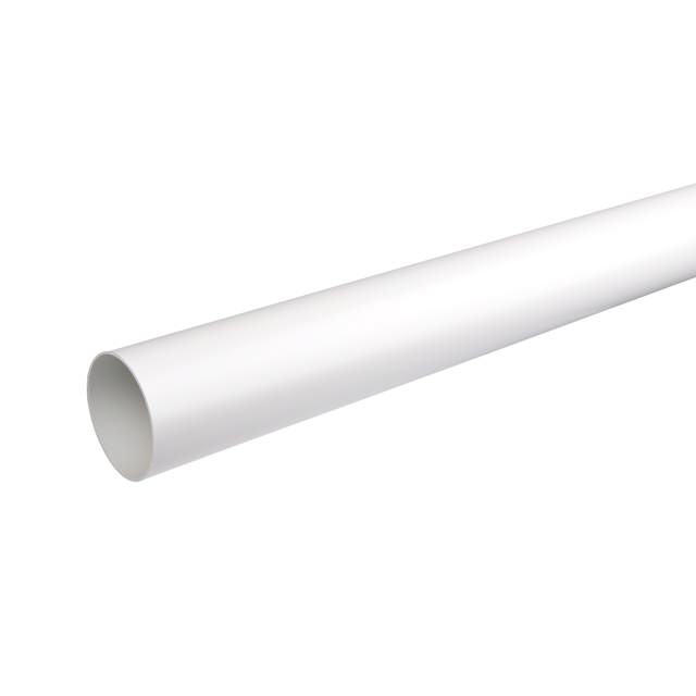 Nedløpsrør 110mm 3m hvit