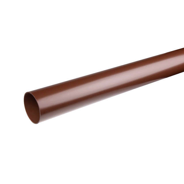 Nedløpsrør 110mm 3m brun
