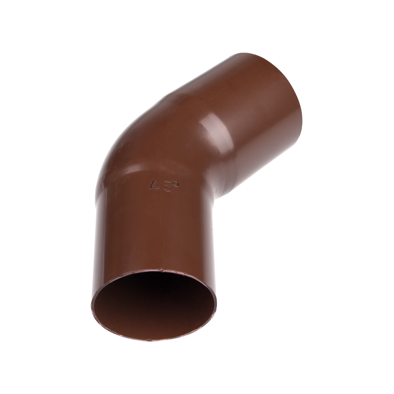 Bend 45° 110mm brun