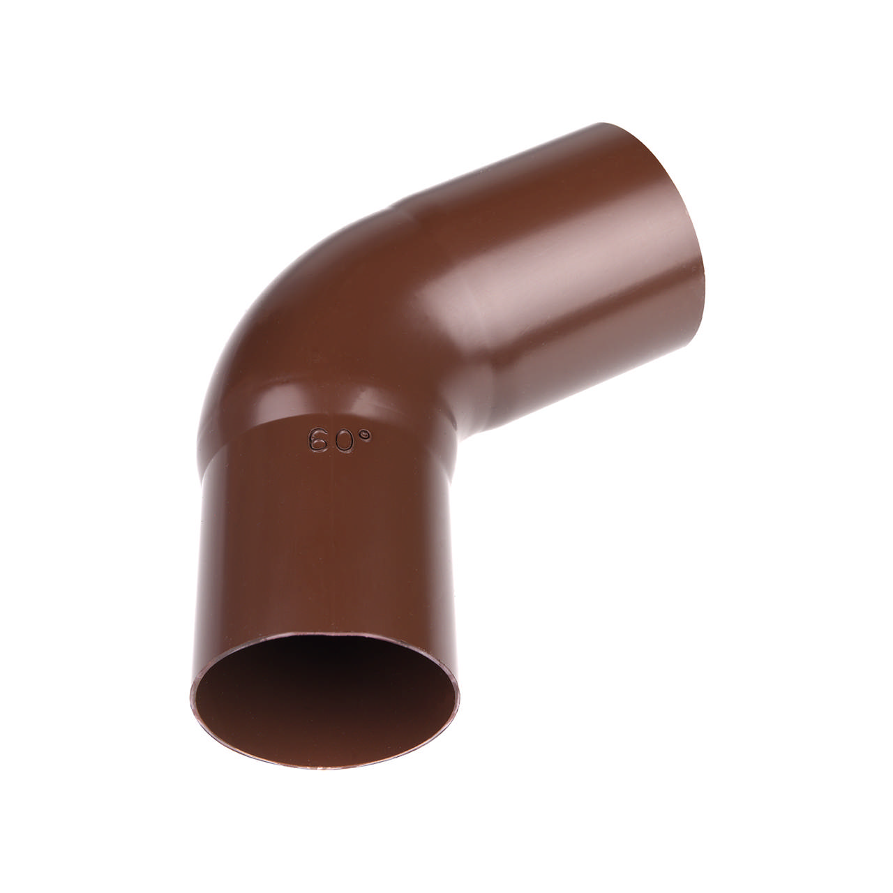 Bend 60° 110mm brun