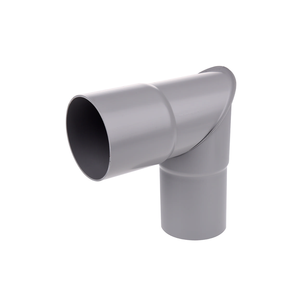 Knerør 90° 90mm grå