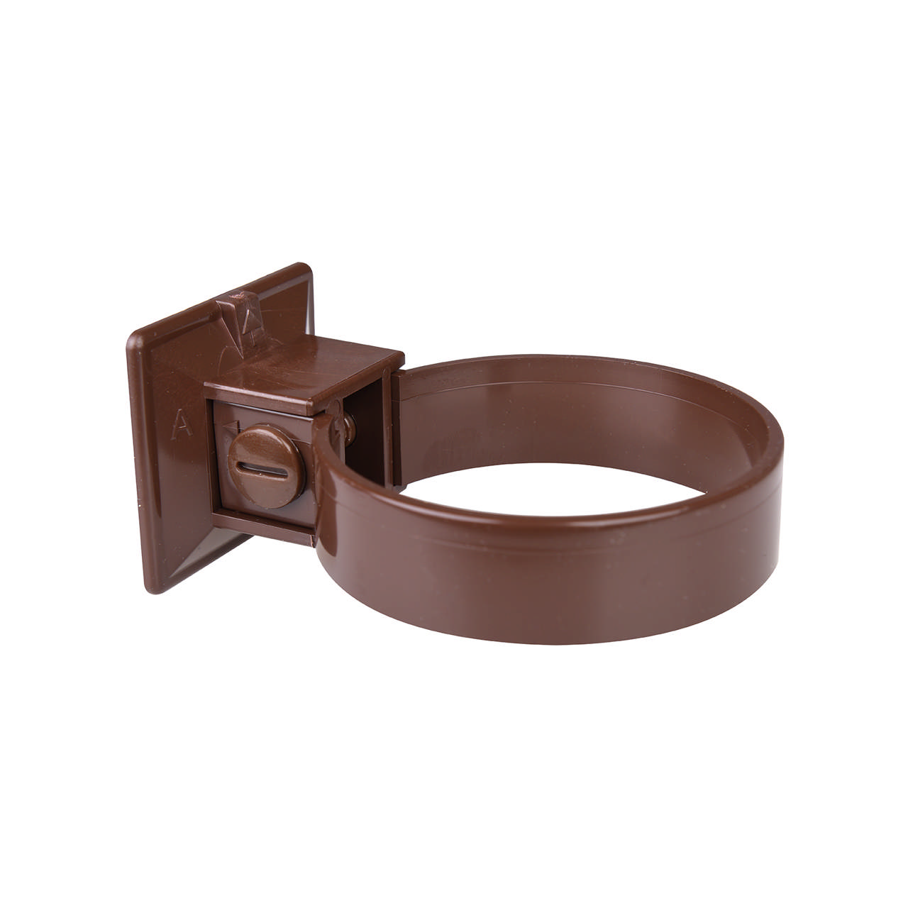 Rørklammer plast 90mm brun 2 stk.