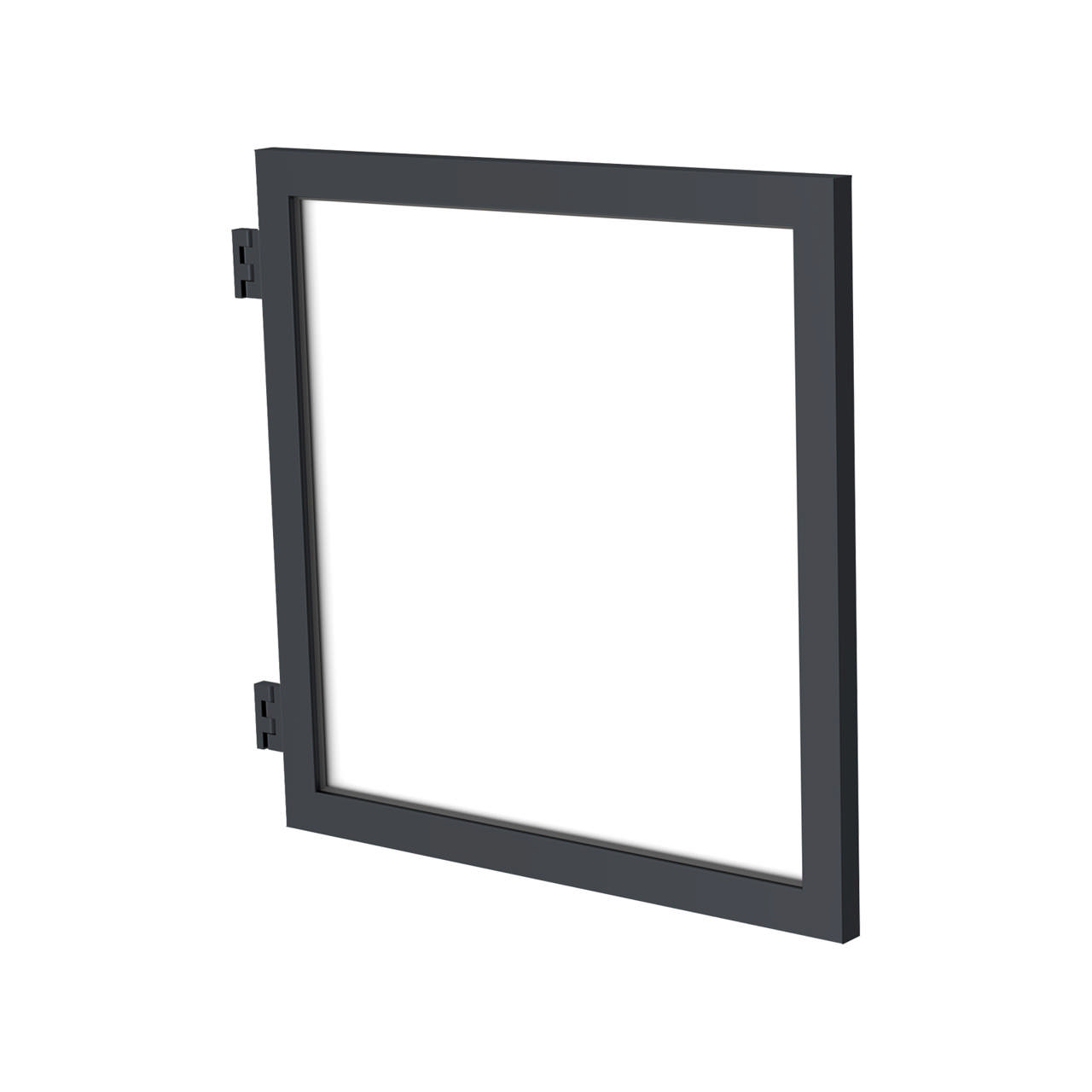Port antrasitt, frostet glass