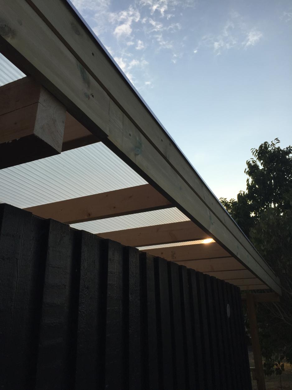 Carport med 10 mm TwinLite Termotak