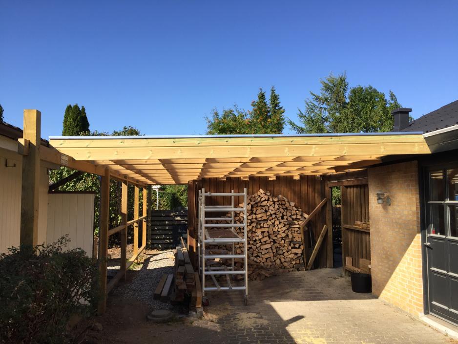 Carport med 10 mm TwinLite Termotak