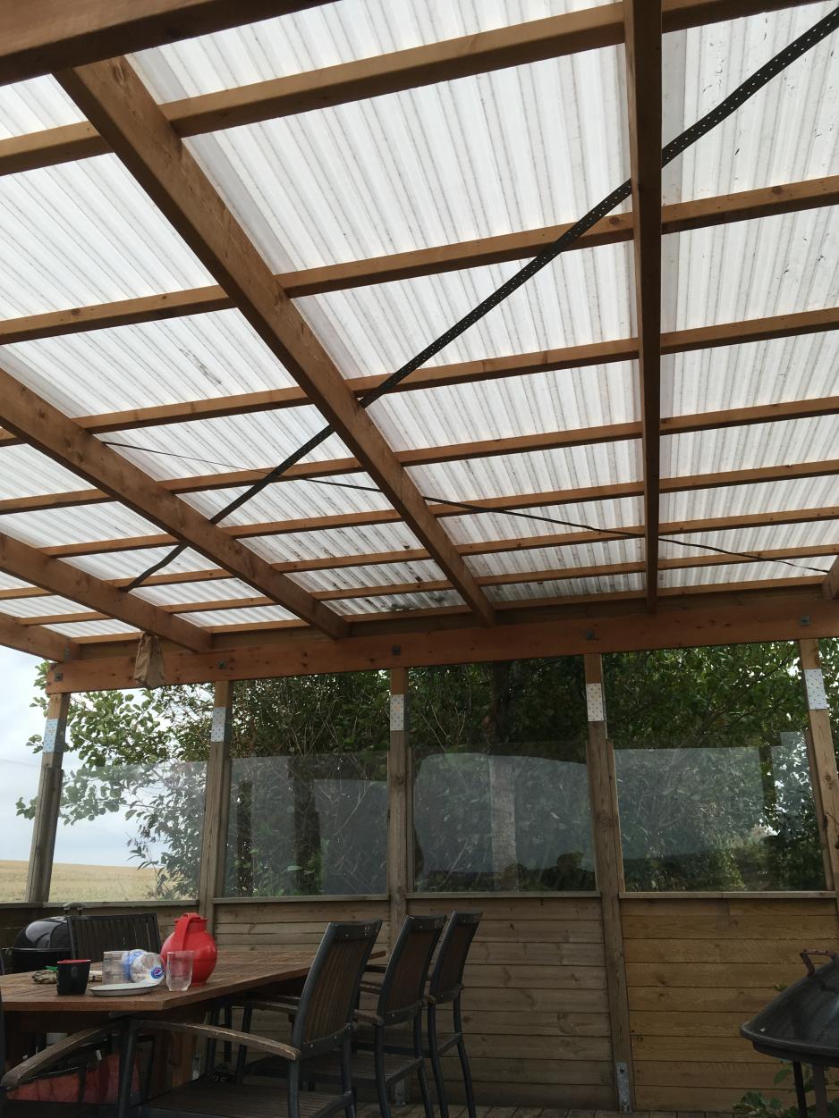 Terrasse med JærboPro Terrassetak