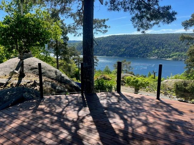 Håndløperfritt Glassrekkverk i Ski