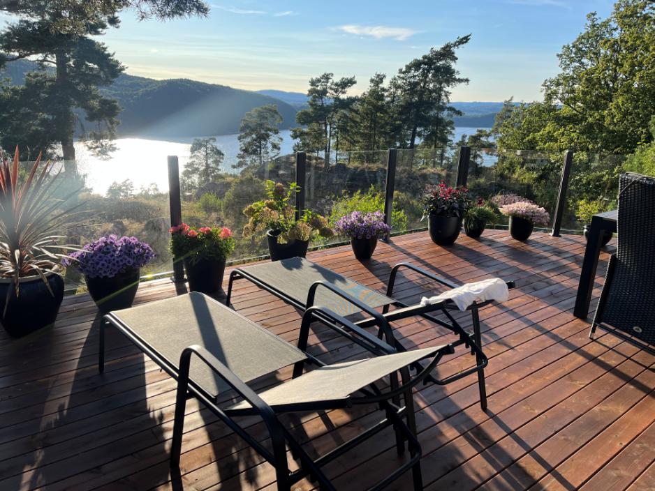 Håndløperfritt Glassrekkverk i Ski