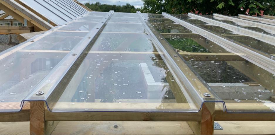 EazyGlaze montert hos Hammer Plateskole & Hagesenter