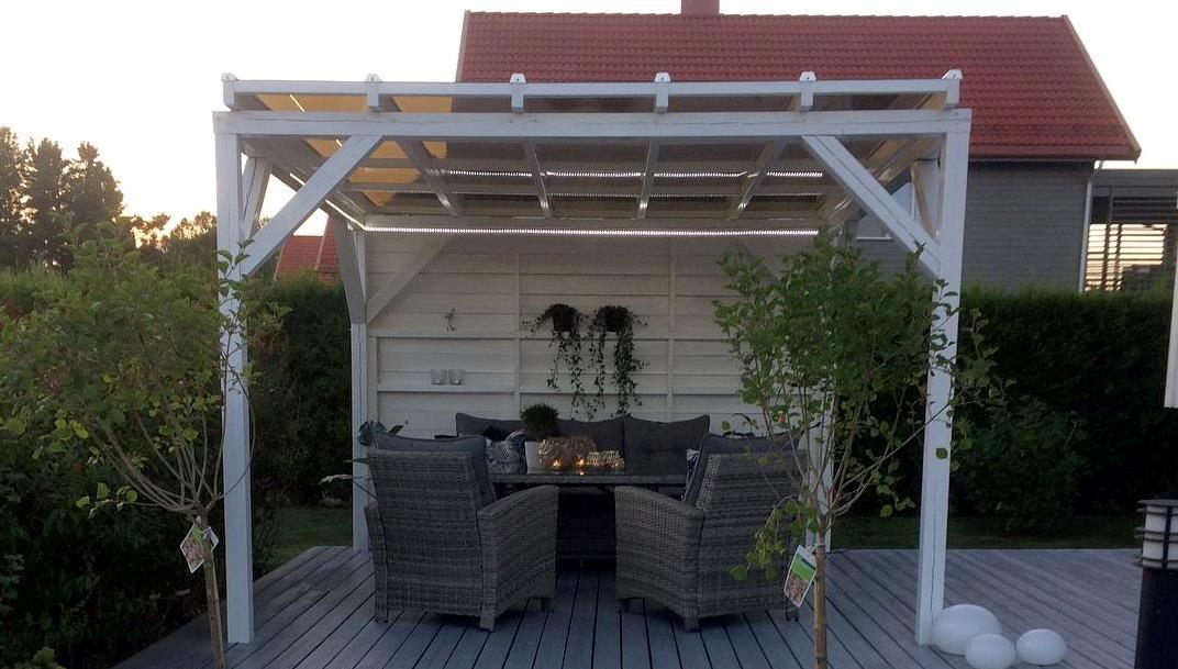 SunGlaze på pergola