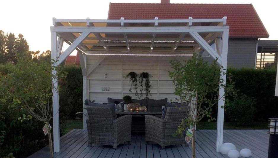 SunGlaze på pergola