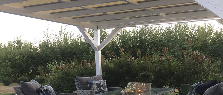 SunGlaze på pergola