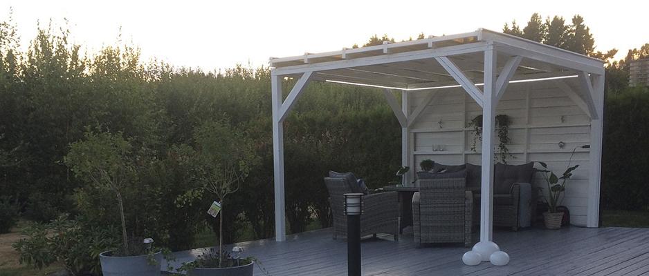 SunGlaze på pergola