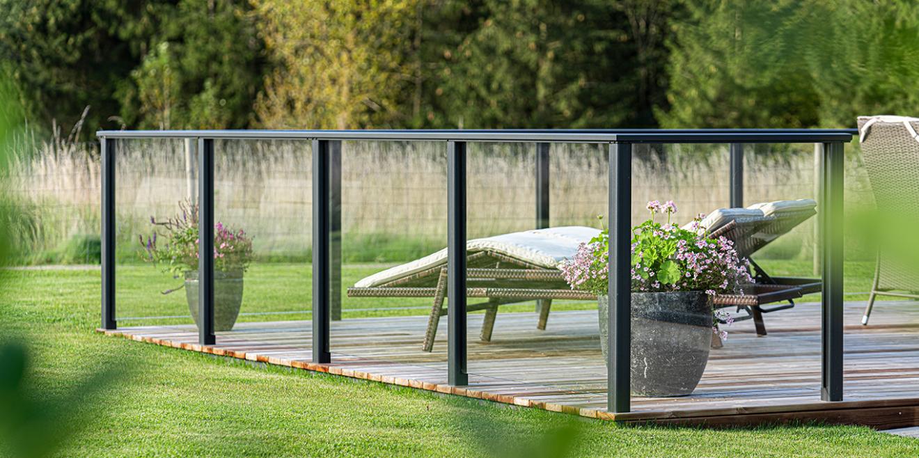 Levegg glass terrasse