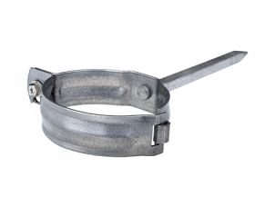 Plastmo Retro rørklammer for mur 80 mm galv.stål