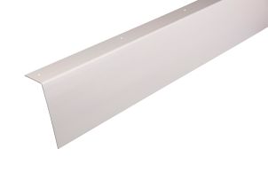 Bordtaksbeslag plast, hvit 105˚, til steintak 50/135/2000 mm (C-135)
