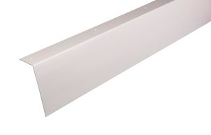 Bordtaksbeslag plast, hvit, til steintak 50/140/2000 (C-140)